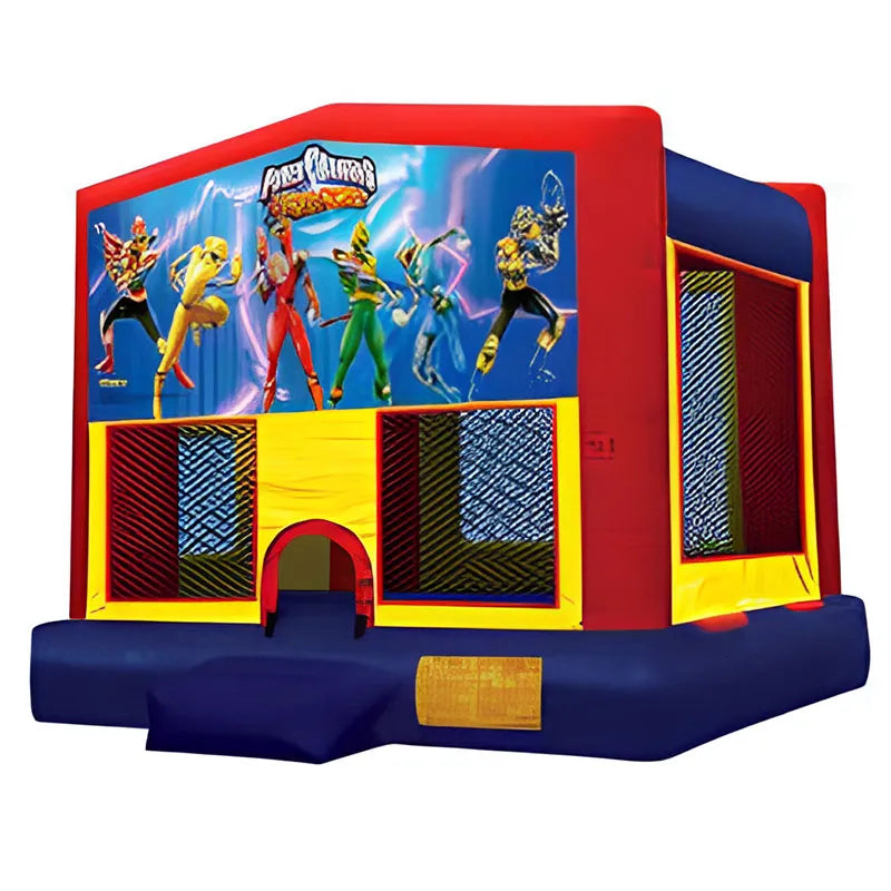 Power Rangers Big Banner Bounce House